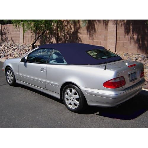 Sierra Auto Tops Convertible Top Replacement for Mercedes 1999-2003 CLK 208, Stayfast Canvas, Blue