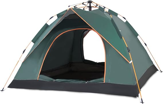 Pop Up Tent Instant Automatic Double Door 2-3 Person Camping Tents,with Carry Bag Family Dome Tent Waterproof Windproof, Uv Protection,for Hiking Traveling Outdoor A,2-3 People