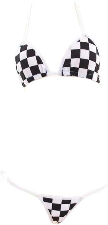 Süßer Micro-Bikini im japanischen Stil Lolita japanisches Mosaik Anime-BH und Panty-Set Cosplay Tanga-Bikini