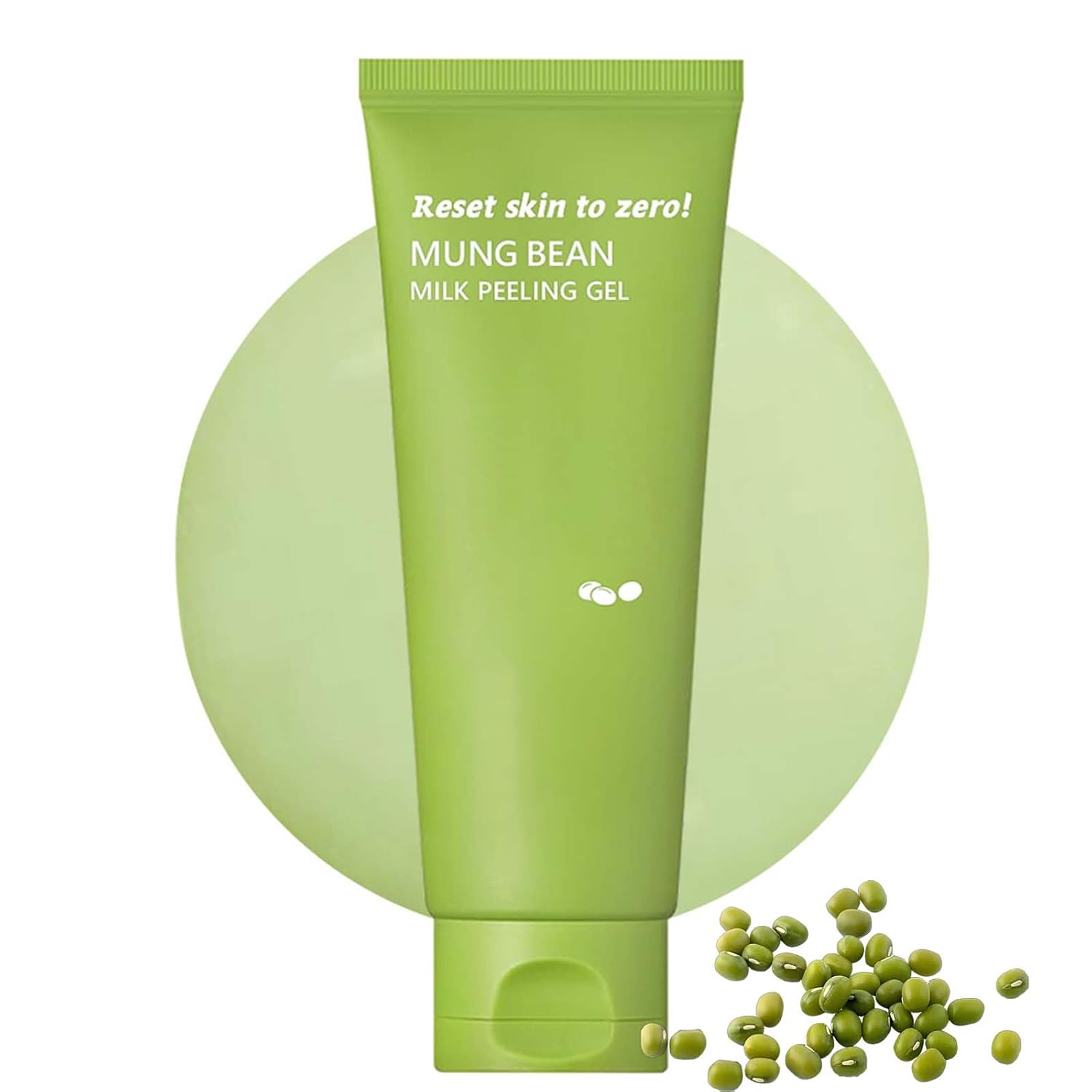 Mung Bean Milk Peeling Gel - Korean Skincare Exfoliating Face - Face Scrub & Body Scrub with Mung Bean Extract - Body Care Lotion Skin Soft & Supple Removes Dead Skin Cells