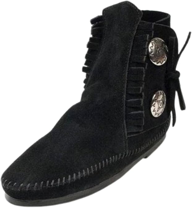 Minnetonka Women's Two Button Hardsole Boot