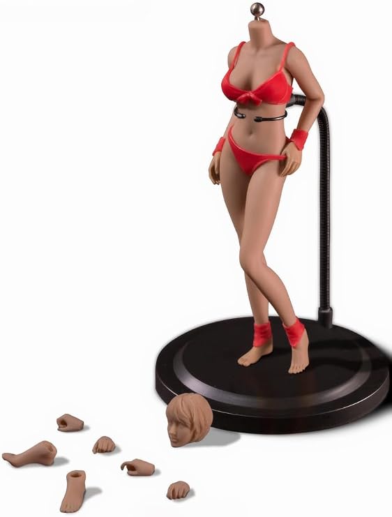 Phicen 1/12 Scale Female Seamless Action Figure Super-Flexible Famale Figure Doll Set (Sun Tan)