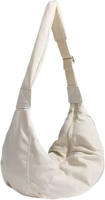 1 piece half moon bag, women's crescent bag, crossbody bag, moon bag for women, half moon rope shoulder bag suitable for travel, work, college