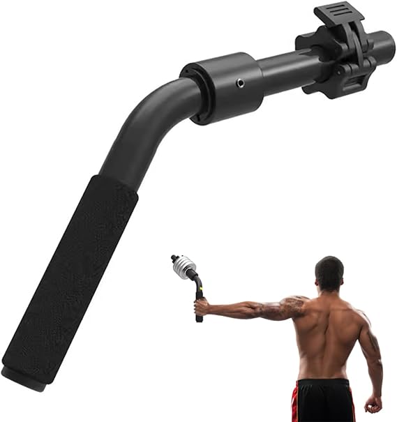 Arm Wrestling Training Equipment - Forearm Strength Trainer Wrist Strengthener Bend Forearm Hammer Lever Bar for Grip Wrist Forearm Exercise, Fits 1" Plates