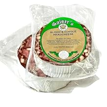 Gaisers Blood and Tongue Headcheese Traditional European Cold Cut, Fully Cooked, Ready to Slice, No Fillers, Classic German Specialty, 1 lb, Pack of 2