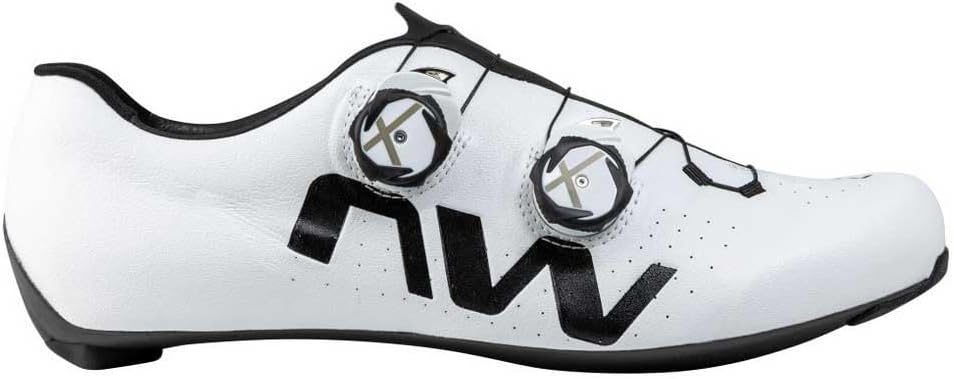 Northwave Veloce Extreme Road Cycling Shoes Carbon Sole, White, 10 US