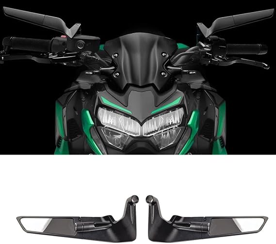 Motorcycle Rearview Mirrors for Ducati 899 959 1199 1299 V2, Motorcycle Rear Stealth Mirrors, Adjustable Rotating Rearview Wind Wing Side Mirrors, Motorcycle Side Mirror
