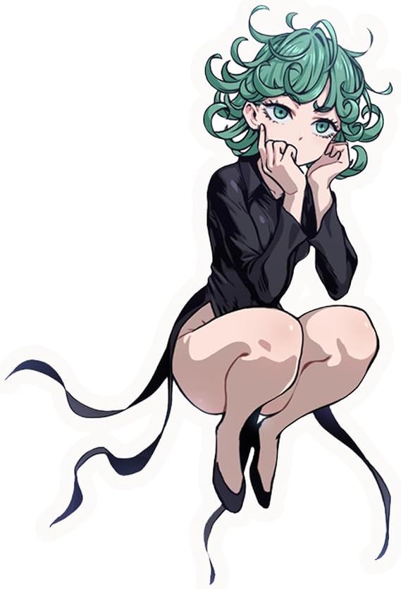 Tatsumaki Saitama Vinyl Decal Sticker UV & Water Proof Gift Laptop Car Bumper Window Tumbler Accessories 4.2" Fun