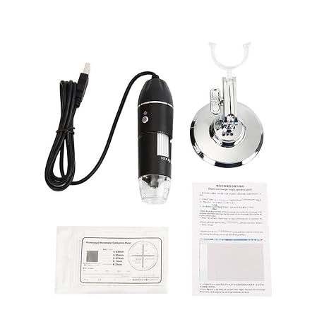 Lab Microscope Accessories 1600X 8 LED USB Digital Microscope Camera 2 Mega Pixels Microscopio Electronic Stereo Magnifier