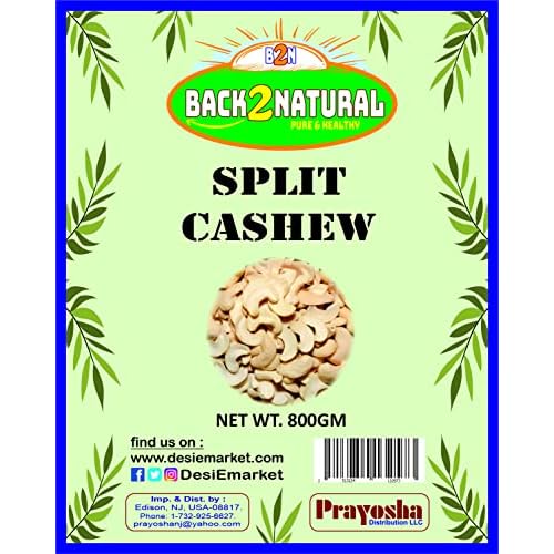 Back2Natural Split Cashew - 800gm