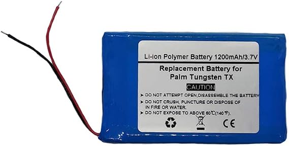 3.7V 1200mAH Replacement Battery for PDA Palm Tungsten TX