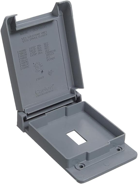 Lamson E98SSCN-CAR Carlon Single Switch Cover