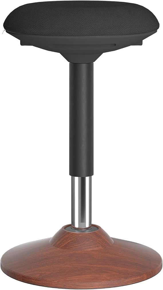 Active Wobble Stool for Standing Desk - Height Adjustable Ergonomic Office Stool (19.7"-27.5"), 440lbs Capacity Balance Chair with Thick Cushion & Non-Slip Base, for Home & Office
