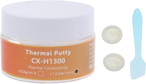 CX H1300 Thermal Putty 13.5W/m.K Thermal Conductive Grease Plaster Non-Conductive Heat Sink Compound 10/20/50/70g