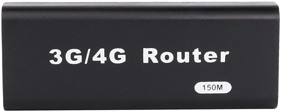 Mini WiFi Router, USB Wireless Router, Portable Mini 3G/4G WiFi Router, 150Mbps, Compatible with All The Operating System, Plug and Play (Black)