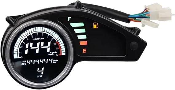 Motorcycle Speedometer LED Digital Odometer For Ho&nda Offroad XR150 XR-150L XL150 CG150 GY200 Motorbike Tachometer Meter Gauge instruments