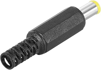 DC 5.0x3.0mm Male Plug Power Supply Connector, DIY DC Barrel Solder-Type Connector Adapter