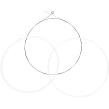 Yardwe 3pcs Nylon Balalaika Strings Full Set Replacement for Old Strings White Acoustic Instrument Accessories with Rich Expressiveness for Professional Musicians