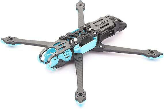 Diatone Roma F7 290mm FPV Racing Drone Frame Kit - 4mm 3K Carbon Fiber, Speedy and Agile, Easy Customization - Professional Racing Platform