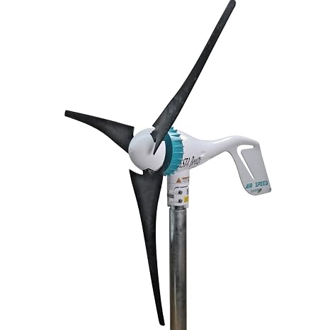 Wide Selection of Wind Generators by IstaBreeze - Air-Speed Turbine Carbon Blades - 12 Volt AC - 500 Watt Power Wind Turbine, Wind Energy System (12 Volt AC System)