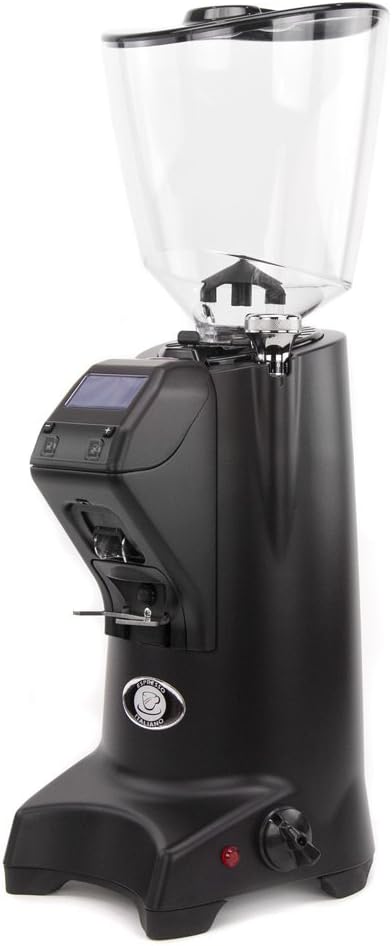 Eureka Olympus 75 Neo Hi-Speed Espresso Grinder | Volumetric Programming | 75mm Steel Burrs | Stepless | (Black)