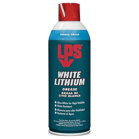 White Lithium, Grease, W/PTFE, 16 oz.