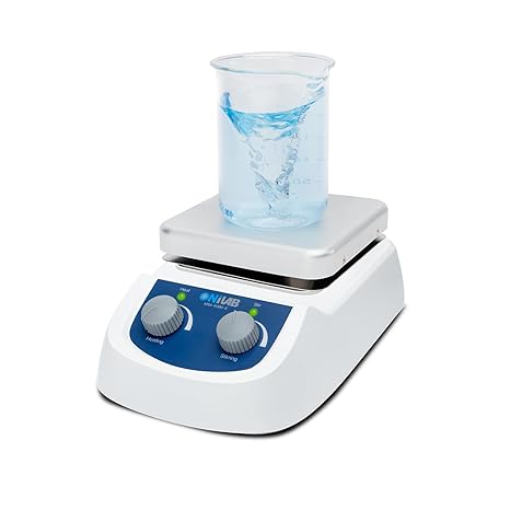 ONiLAB Magnetic Hotplate Stirrer, 380C Heating, 2000RPM, 5L | Hot Plate Design with 5L Stirring Capacity & Stirring Bar Included, Not Suitable for Accuracy Temp Control