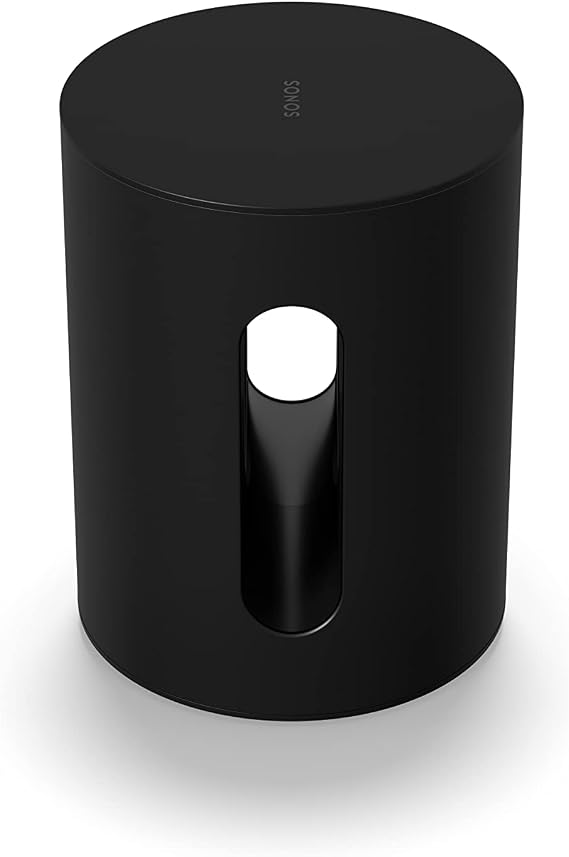 Sonos SUBM1JP1BLK Sub Mini Subwoofer Immersive Sound, Wi-Fi Compatible, Black