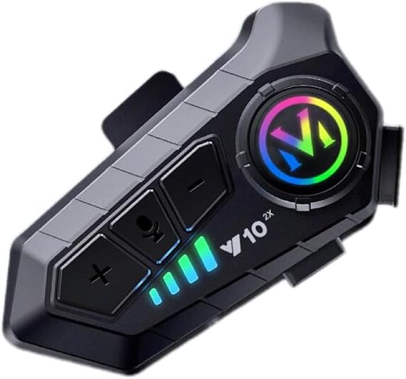 Y102x Bluetooth Interkom 2 Kişilik Motosiklet Kask İçi Kulaklık Seti Kablosuz Intercom Mikrofonlu Sürüş Kulaklığı Çiftli Set