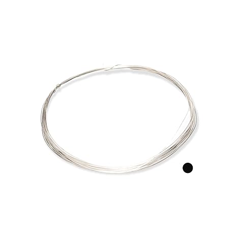 CRAFT WIRE 30 Gauge, 925 Sterling Silver Wire (Round) Dead Soft Made in USA - 5FT