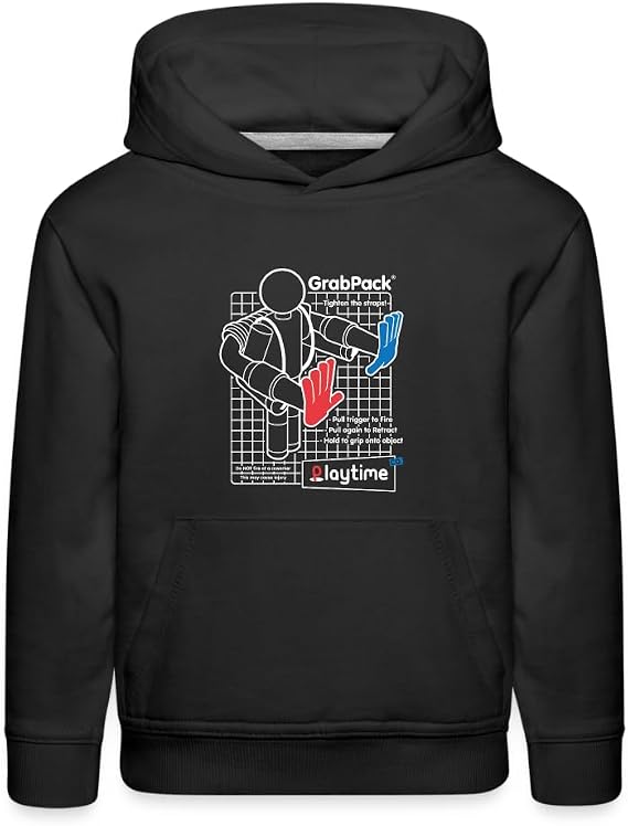 Poppy Playtime - GrabPack Schematic Hoodie (Kids)