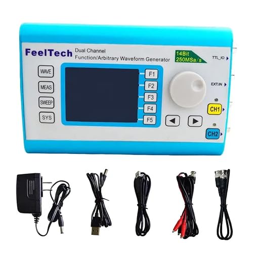 FeelTech FY6300 Function Arbitrary Waveform Signal Generator 2030405060MHz Dual Channel Digital Frequency Count Sampling Rate 250MSasFY6300 20M