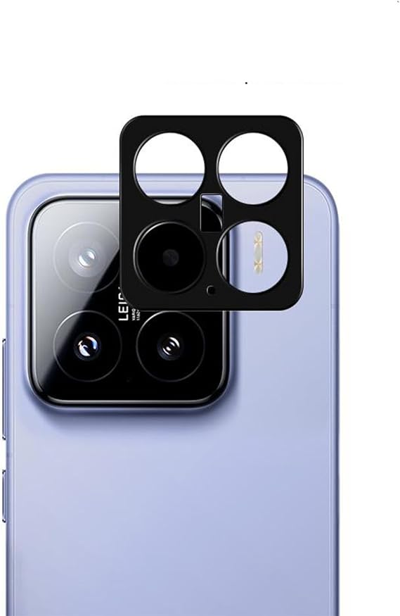 Microcase Xiaomi Mi 15 Uyumlu Kamera Lens Koruma Halkası - Kapalı Tasarım -Siyah AL3401