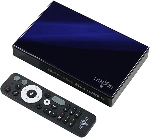 Ugoos SK1 8K UHD TV Box S928X-K Android 14 LPDDR4 8GB RAM 128GB ROM WiFi6 1000M BT5.2 USB3.0 Support AV1 H.265 8K 60fps VP9 HDR Box