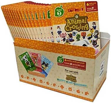 Animal Crossing Amiibo Cards Series 2 Full Box (18 Packs) (6 Cards Per Pack/108 Cards)