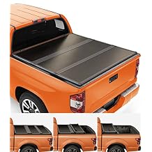 TIPTOP Tri-Fold Hard Tonneau Cover Truck Bed FRP On Top for 2007-2021 Tundra 5.5ft Bed (66.7") | TPM3 |for Models with or Without The Utili-Track System|