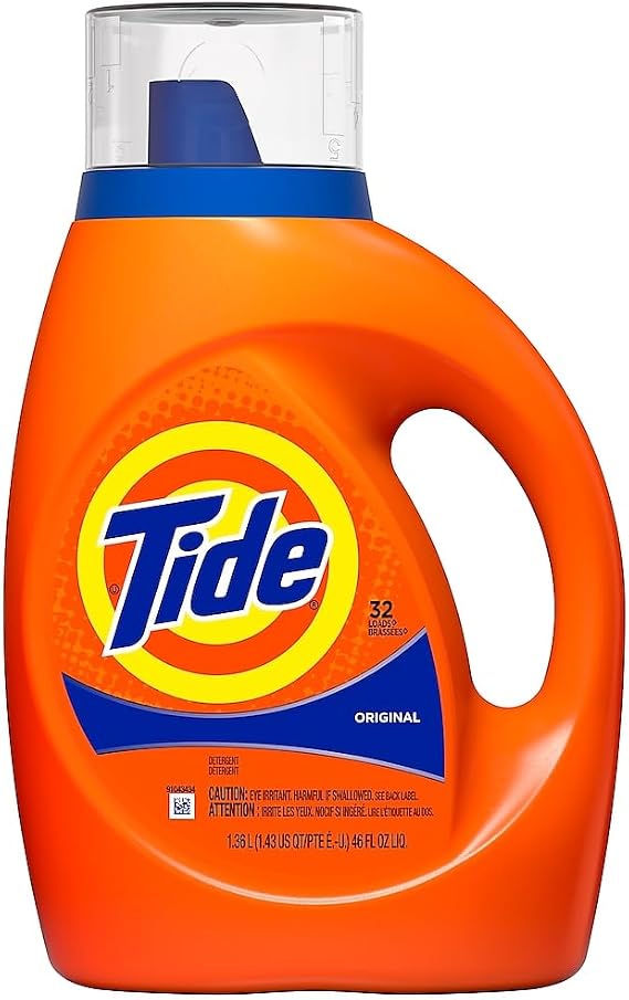 Tide Laundry Detergent Liquid Soap, Original, 32 Loads, 46 Fl Oz, 46 Fl Oz