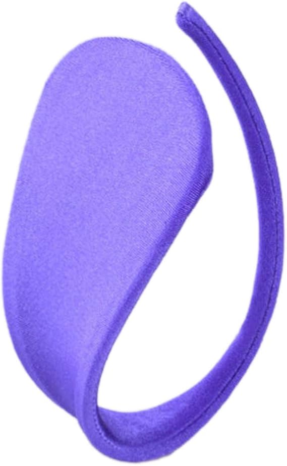 Redriver Mini Cover Briefs, Sexy C String Invisible Lingerie Hipster Panties Colorful Attractive Gift (Purple)