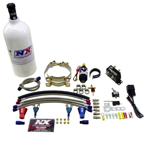 Nitrous Express - 2 Cyl Proton Nitrous Kit w2.5lb Bottle 61026-2.5P
