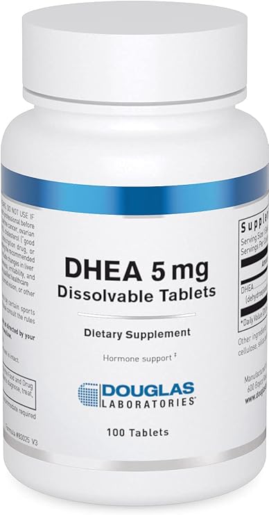 Douglas Laboratories DHEA 5 mg Dissolvable Tablets, 100 Tablets