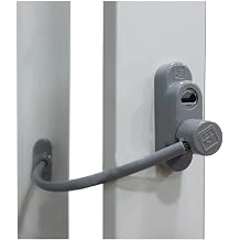 Bijutek Penkid Steel Rope Wired PVC Window Safety Child Safety Lock 7PCS (GRI)