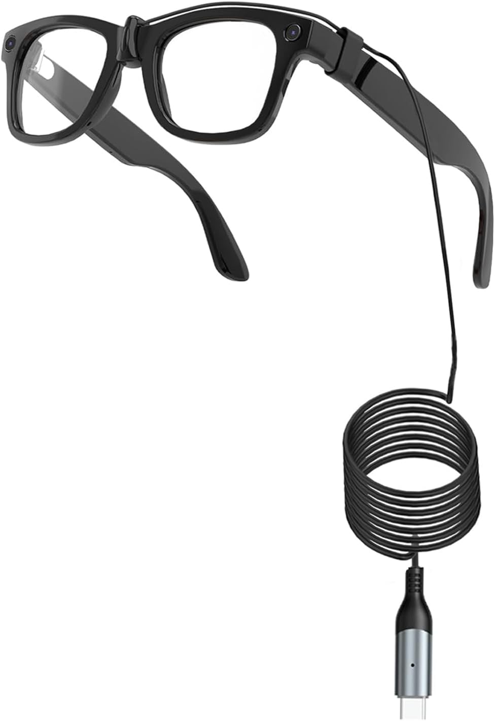 Type-C Charging Cable for Ray-Ban Meta Smart Glasses, 3.9ft/1.2m Charging while in use for Travel, Power Bank, Laptop, Phone, Car Charging, Compatible with Meta RayBan Wayfarer, Skyler