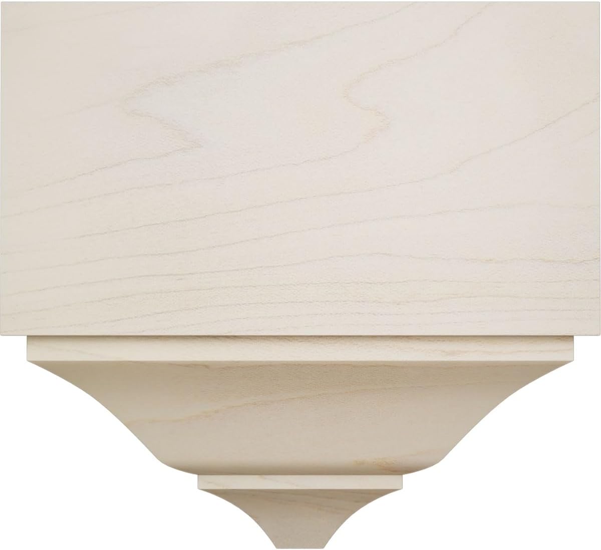3 58P x 7 14W x 7 12H Americraft Solid Hardwood Stain Grade Universal Mid Crown Moulding Coupler Block for Profiles up to 4H x 3 58P, Maple