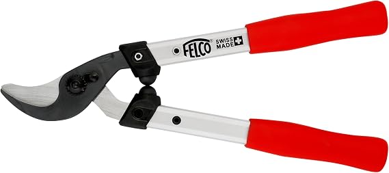 FELCO F211-40 Swiss Made Loppers for Gardening 16" Lightweight Precision Loppers for Tree Trimming | Tree Branch Cutters | Tree Trimmer Tool with Curved Bypass Blade | I-Beam Handles | Landscape