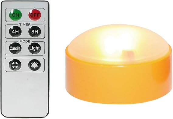 Halloween Battery LED Jack-O-Lantern Pumpkin Light with Remote Time Orange