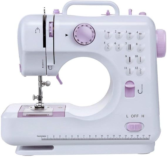 Mini Sewing Machine with 12 Stitches, 2 Speed for Beginner and Kids