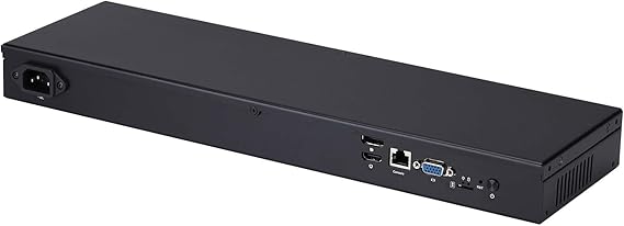 Qotom 1U Rackmount J6412 Mini PC 5X 2.5G LAN Network Appliance 8GB/128GB
