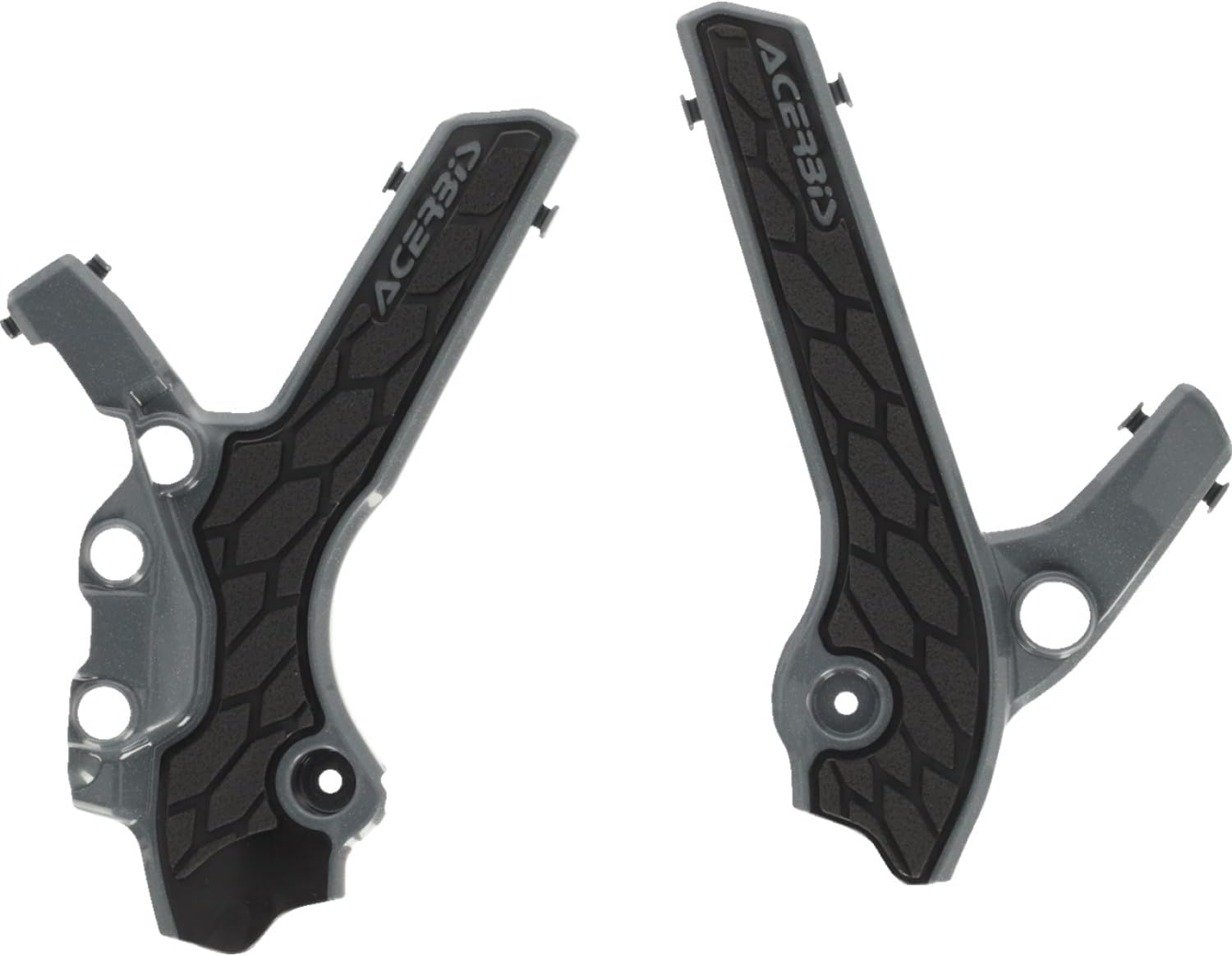 Acerbis X-Grip GrayBlack Plastic Frame Protectors 2983341019