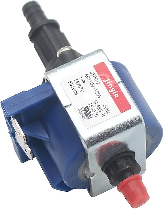 JIAYIN JYPC-2 AC 110V - 120V 60Hz 16W 100cc/min Electromagnetic Solenoid Water Pump for Electric Iron, steam mop/Garment Steamer/Coffee Machine, etc