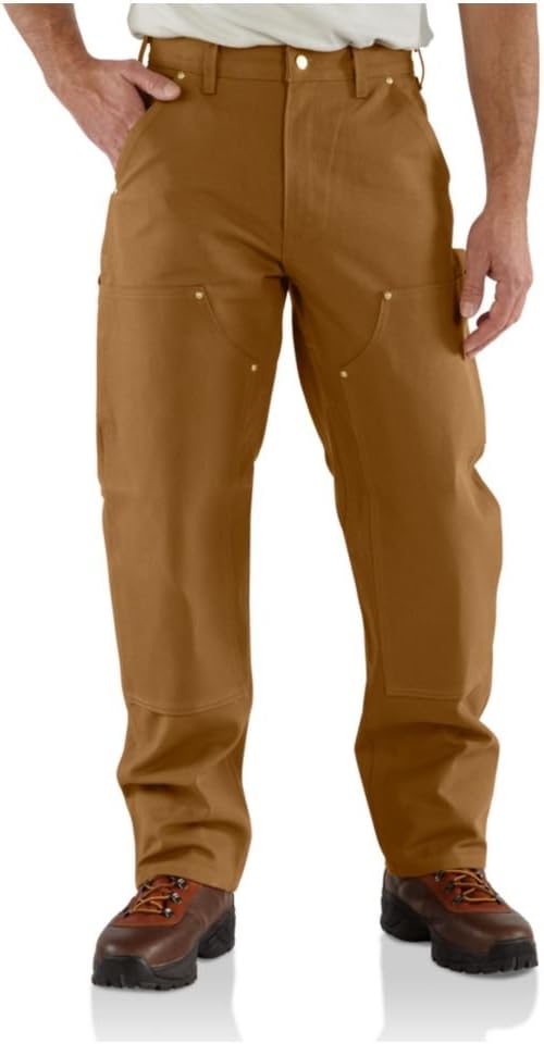 Carhartt Men's Big & Tall Firm Duck Double Front Work Dungaree